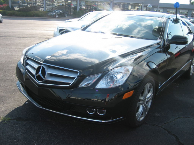 Hình ảnh E350 coupe mới.