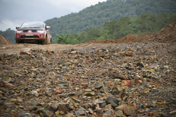 Hình ảnh off-road tiền Trạm Mandagui - 2/8/2009