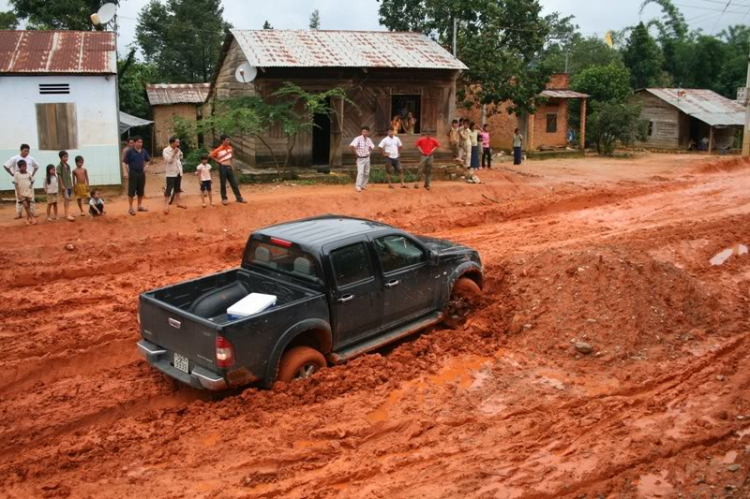 Hình ảnh off-road tiền Trạm Mandagui - 2/8/2009