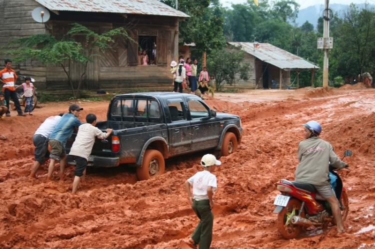 Hình ảnh off-road tiền Trạm Mandagui - 2/8/2009