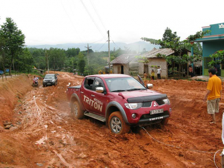 Hình ảnh off-road tiền Trạm Mandagui - 2/8/2009