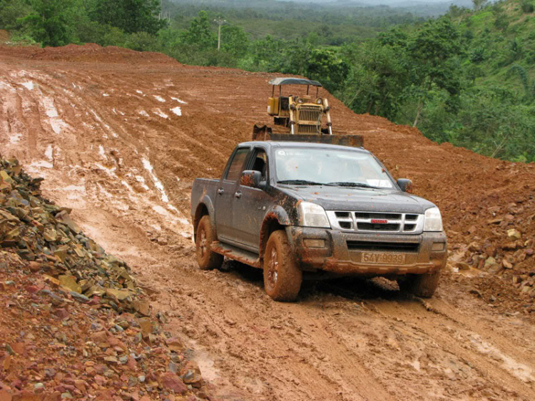 Hình ảnh off-road tiền Trạm Mandagui - 2/8/2009