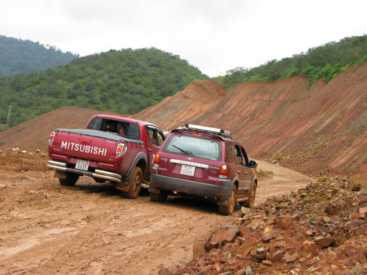 Hình ảnh off-road tiền Trạm Mandagui - 2/8/2009