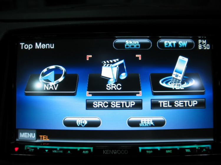 DVD 2DIN Kenwood eXcelon DDX-814 Model 2009