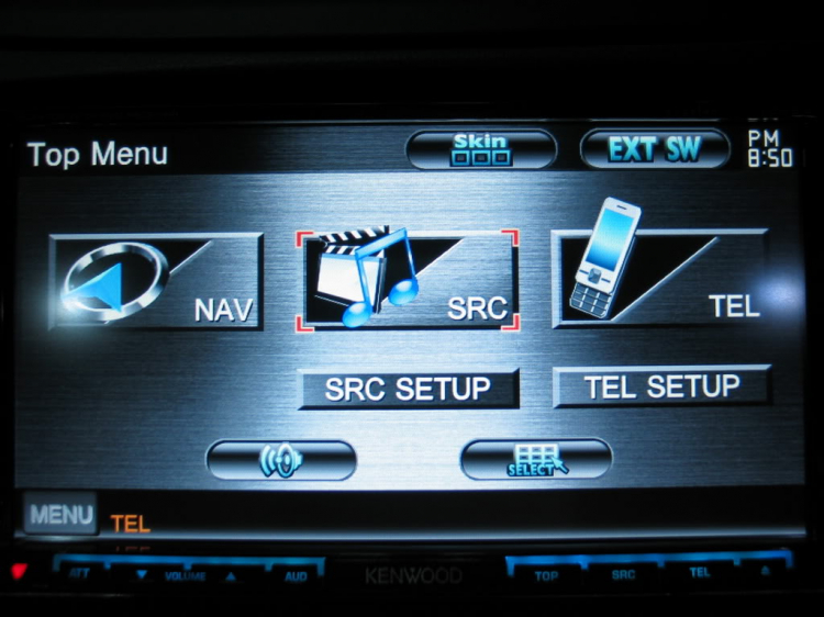 DVD 2DIN Kenwood eXcelon DDX-814 Model 2009