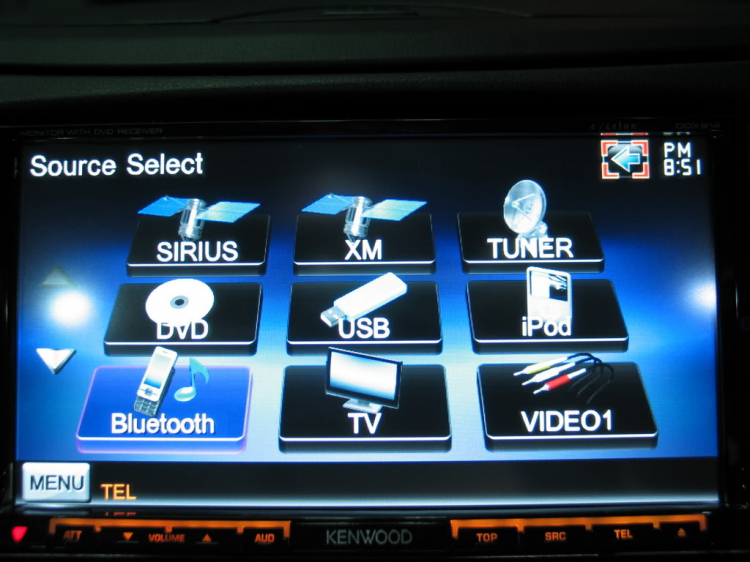 DVD 2DIN Kenwood eXcelon DDX-814 Model 2009