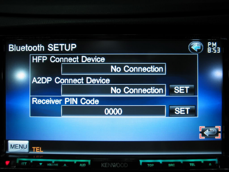 DVD 2DIN Kenwood eXcelon DDX-814 Model 2009