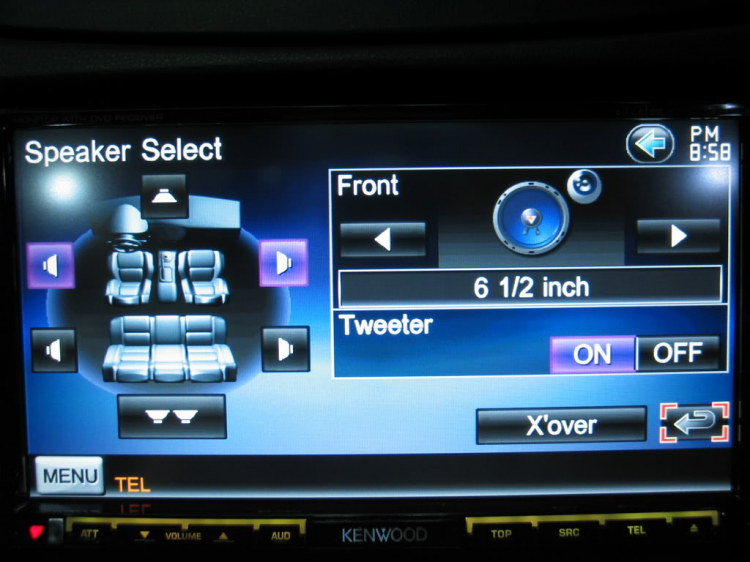DVD 2DIN Kenwood eXcelon DDX-814 Model 2009 DVD 2DIN Kenwood eXcelon DDX-814 Model 2009