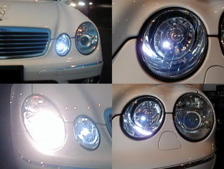 Đổi đèn Bi-Xenon cho E200k 2009