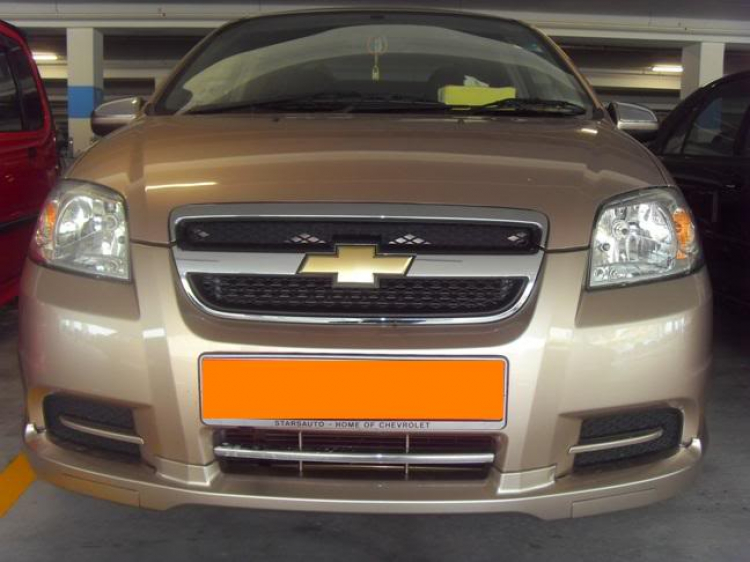 Chụp trộm 1 con Gentra độ thành Chevrolet AVEO - đẹp quá