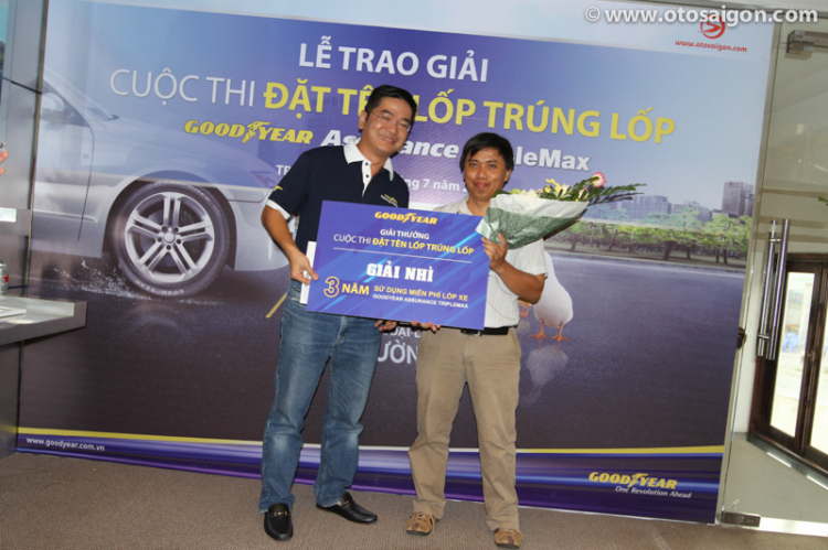 GOODYEAR trao giải  cuộc thi “Đặt tên lốp trúng lốp” cho thành viên OS