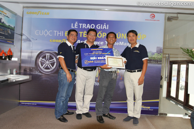 GOODYEAR trao giải  cuộc thi “Đặt tên lốp trúng lốp” cho thành viên OS