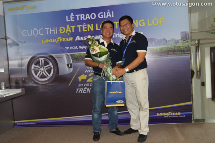 GOODYEAR trao giải  cuộc thi “Đặt tên lốp trúng lốp” cho thành viên OS