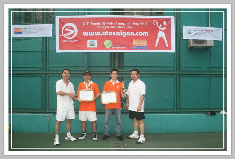 Giải tennis OS miền Trung mở rộng lần 2 chào mừng sinh nhật OS lần thứ 7 - 12/12/2009