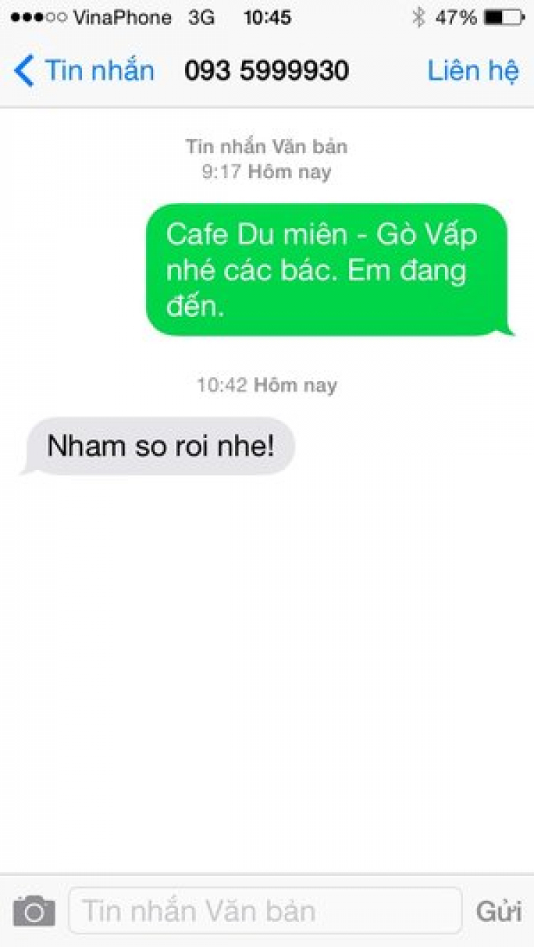 Gò Vấp _ Cafe hàng tuần.