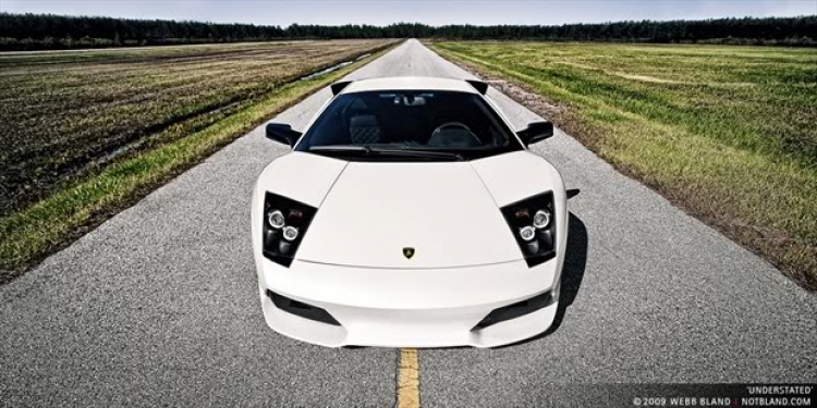 Lamborghini Murcielago LP640 màu trắng