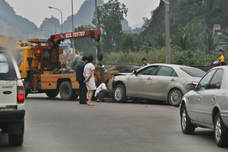 Tai nạn với em Camry LE