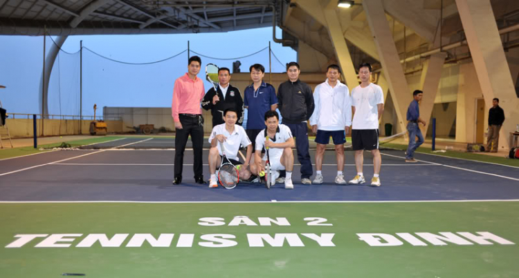 SFC KHAI TRƯƠNG BÓC TEM SÂN TENNIS MÁI CHE   ĐẦU TIÊN TẠI HÀ NỘI