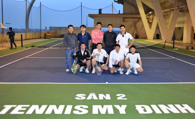 SFC KHAI TRƯƠNG BÓC TEM SÂN TENNIS MÁI CHE   ĐẦU TIÊN TẠI HÀ NỘI