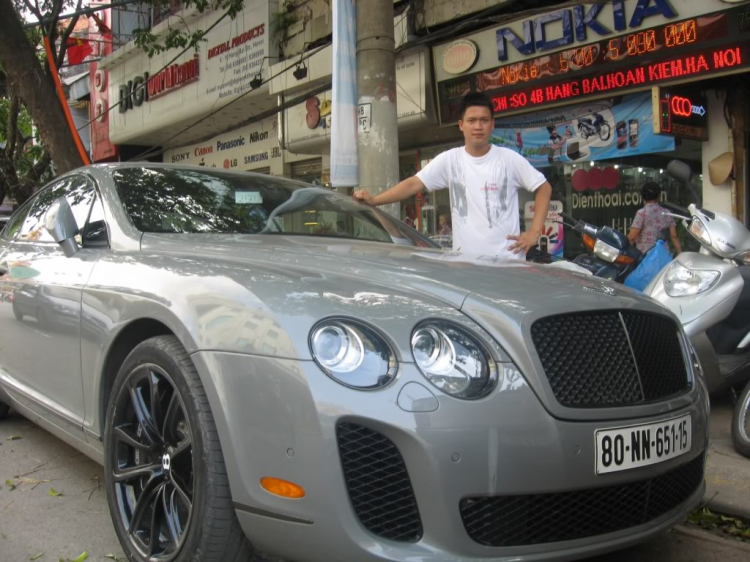 Vẻ đẹp Bentley Super Sport dạo phố Hà Nội !!!