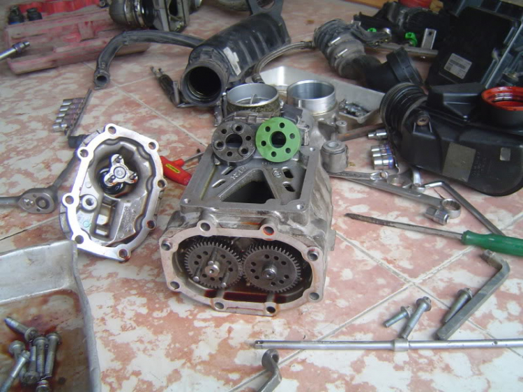 rebuild Mercedes Supercharger(Kompressor)