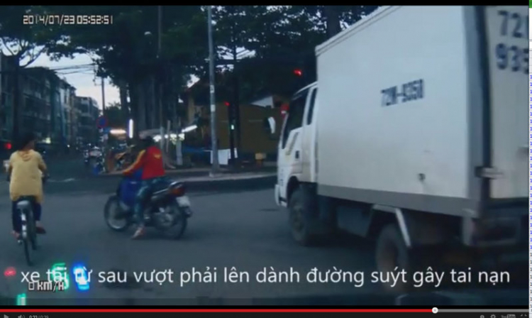 Tình huống lưu thông xe trong vòng xuyến Tình huống lưu thông xe trong vòng xuyến