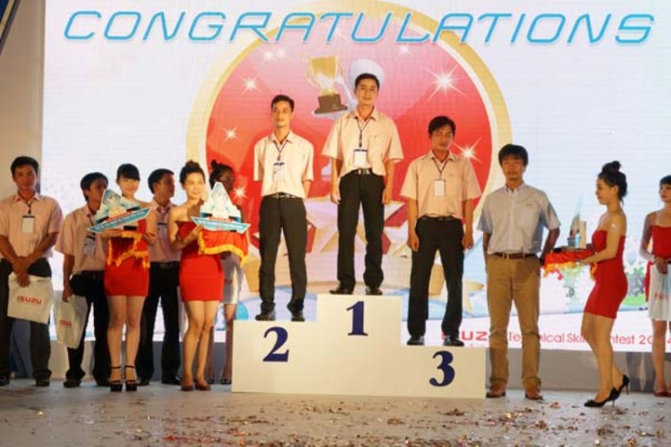 Tổng kết hội thi tay nghề Kỹ thuật viên Isuzu lần thứ 11 năm 2014