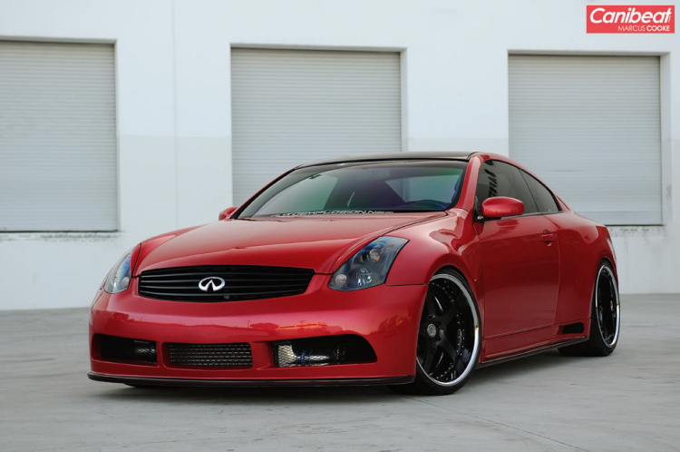 G35 Twin Turbo với Custom Widebody Kit