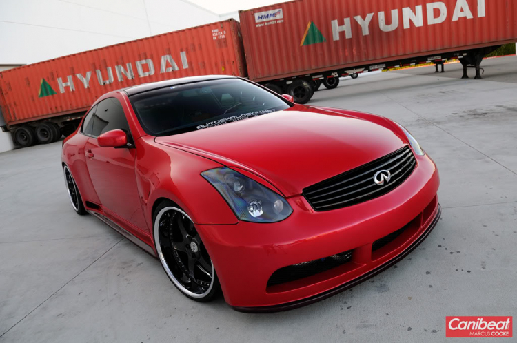 G35 Twin Turbo với Custom Widebody Kit