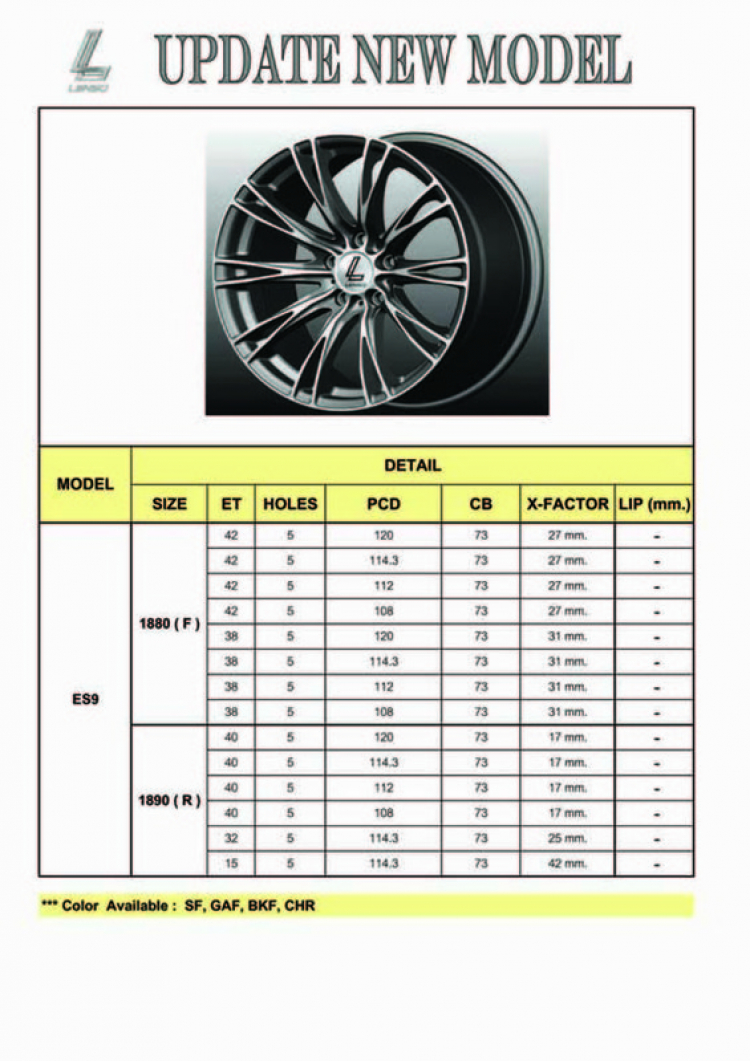 độ mâm Lenso Eurostyle 9 cho Nissan Teana