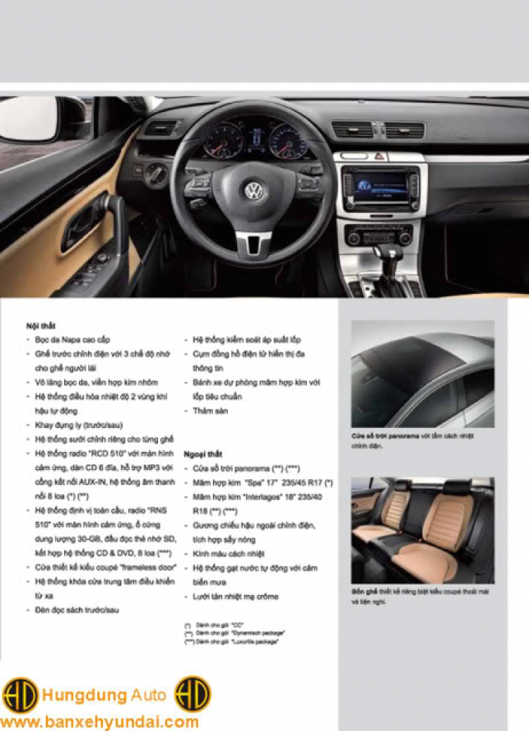 Xin ý kiến về Volkwagen CC