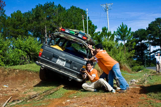 Ảnh hành trình off-road đầu mùa mưa 2010 tại thành phố Đà Lạt ngàn hoa!