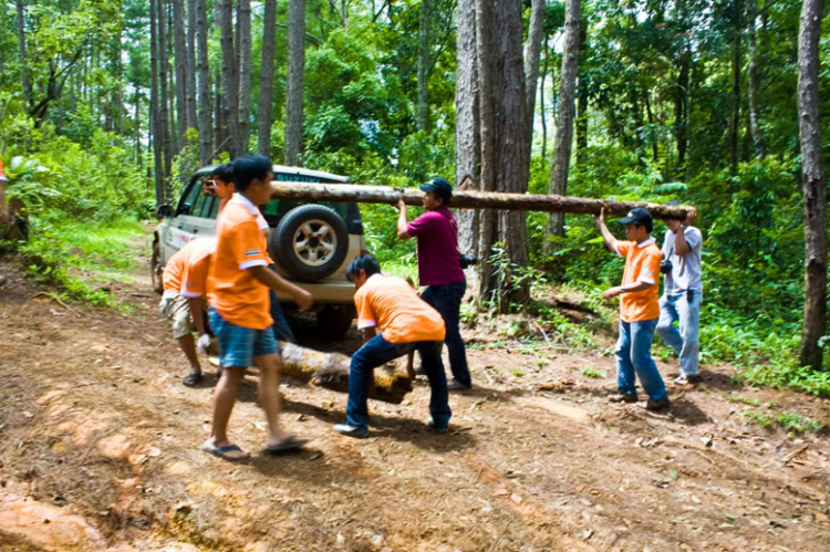 Ảnh hành trình off-road đầu mùa mưa 2010 tại thành phố Đà Lạt ngàn hoa!