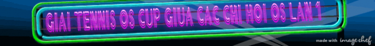 Giải Tennis OS Cup giữa các chi hội OS lần thứ I . Giải Tennis OS Cup giữa các chi hội OS lần thứ I .
