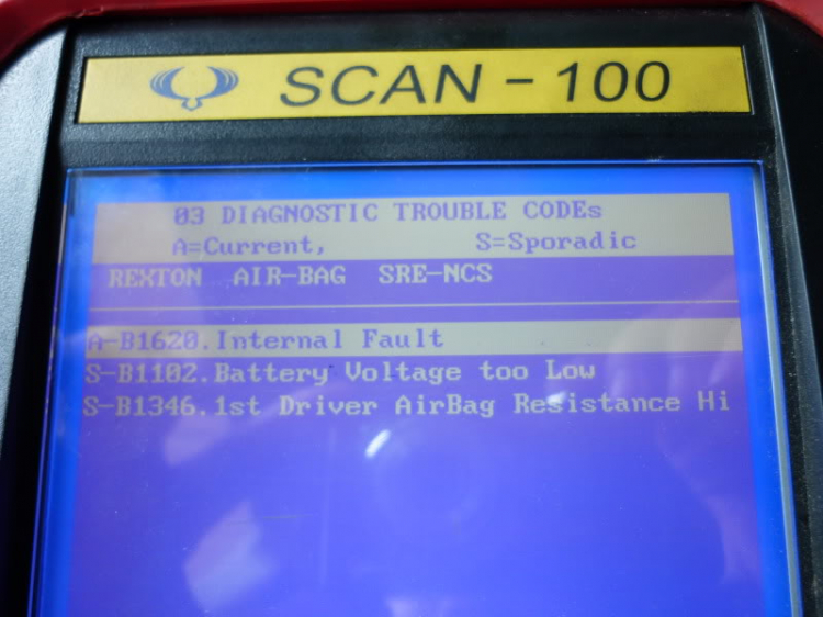 SCAN lỗi Ssangyong SCAN lỗi Ssangyong