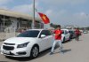 Chevrolet Cruze Club diễu hành cổ vũ đội tuyển bóng đá U23 Việt Nam