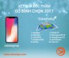 [OS Bình chọn 2017] Trao giải chiếc iPhone X 64GB cho bác vietstargroup