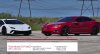 Màn đua Drag giữa Lamborghini Huracan Performante và Tesla Model S