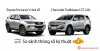 So sánh thông số: Toyota Fortuner V 4x4 AT và Chevrolet Trailblazer 2.8 LTZ 4x4 AT