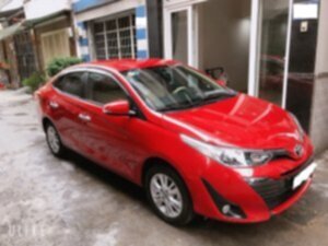 Toyota Vios 1.5G 2019 dòng full 7 túi khí màu đỏ ODO 38.000 Km