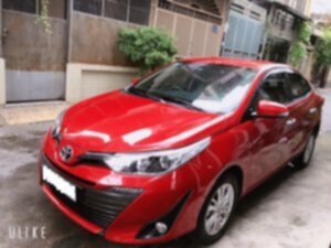 Toyota Vios 1.5G 2019 dòng full 7 túi khí màu đỏ ODO 38.000 Km