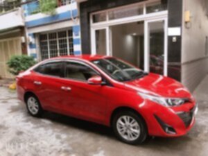 Toyota Vios 1.5G 2019 dòng full 7 túi khí màu đỏ ODO 38.000 Km