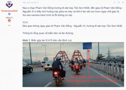 Giao lộ Phạm Văn Đồng - Nguyễn Xí, tp. Thủ Đức. Xe máy đi thế này đúng hay sai?