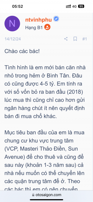 4 - 5 tỷ mua BDS nào hợp lý ở Hồ Chí Minh?