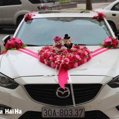 Bán hoa lụa trang trí xe cưới toàn quốc | Otosaigon